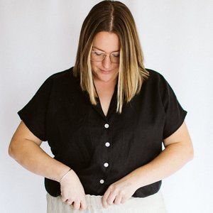 Seek Shelter Black Osha Blouse